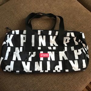 Pink duffel bag new